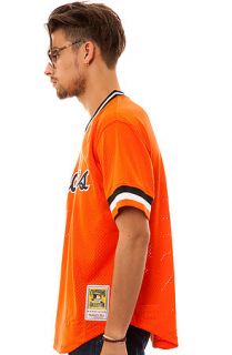 Mitchell & Ness Shirt Baltimore Orioles Cal Ripken BP Jersey in Orange