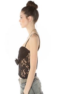 The Reverse Bustier Take a Bow Black