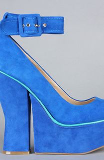DV8 by Dolce Vita The Cosette Shoe in Electric Blue Suede