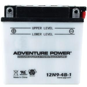 UPG Conventional Wet Pack 12 Volt 9 Ah Capacity F Terminal Battery 12N9 4B 1