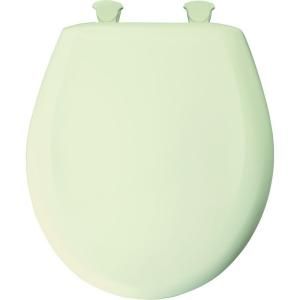 Mayfair Slow Close STA TITE Round Closed Front Toilet Seat in Bone 7M201SLOWA 006