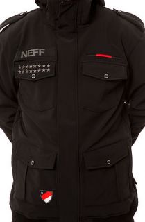 NEFF Jacket Sarge 2 Softshell in Black