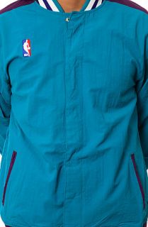 Mitchell & Ness Jacket Charlotte Hornets NBA Authentic Warm Up in Teal