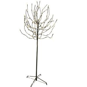 Sterling, Inc. 5.5 ft. Budded Artificial Christmas Tree with Warm White LED Lights 92411059