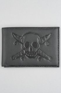 Fourstar Clothing The Leather Pirate Wallet in Black