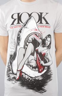 Rook The Shark Attack Tee in Silver