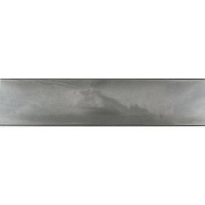 Daltile Urban Metals Stainless 1 1/2 in. x 12 in. Metal Liner Wall Tile UM011512DECO1P
