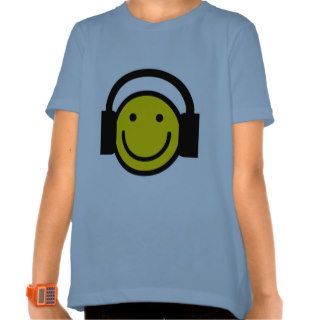 Smiley Headphones T Shirt