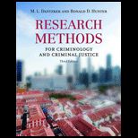 Research Methods For Criminology And Criminal Justice