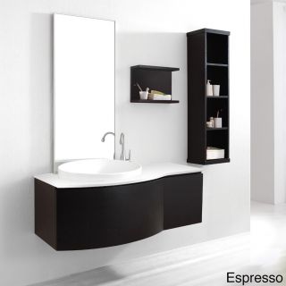 Virtu Virtu Usa Isabelle 48 inch Single Sink Bathroom Vanity Set Espresso Size Single Vanities