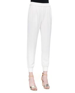 Mariner Cropped Pull On Pants, Porcelain   Joie