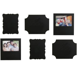 Set of 6 Chalkboard Picture Frames