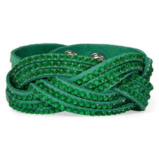 MIXIT Green Woven Cuff Bracelet