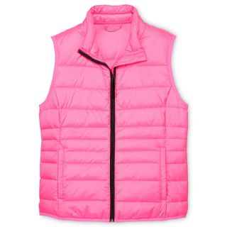 Xersion Puffer Vest   Girls 6 16, Pink, Girls