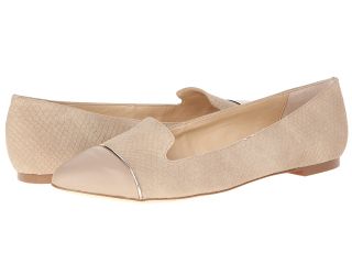 Calvin Klein Faith M Snke/Sheep Cabrta Womens Slip on Shoes (Beige)