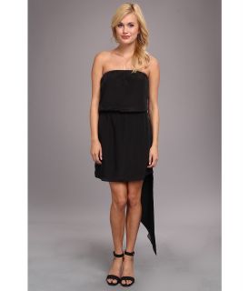 BCBGeneration Asymmetrical Hem Strapless Dress Womens Dress (Black)