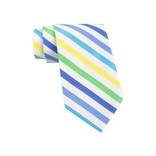 Izod Striped Tie, Yellow, Mens