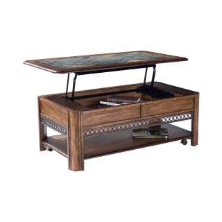 Midwest Lift Top Coffee Table, Warm Nutmeg