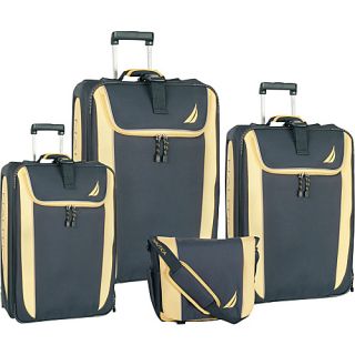 Spinnaker Four Piece Luggage Set Navy/Yellow EXCLUSIVE COLOR   Nautica L