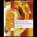 Statistics for Behavioral Science   With Access