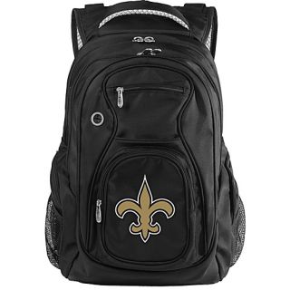 NFL New Orleans Saints 19 Laptop Backpack Black   Denco Sp