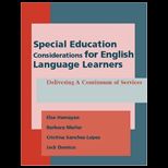 Special Education Considerations for English Language Learners