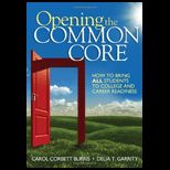 Opening the Common Core