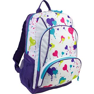 Triple Pocket Backpack Splatter Print   Eastsport School & Day Hiking