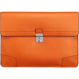 Astor Drexel Envelope Leather Orange   Tumi Non Wheeled Business Cases