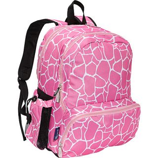 Megapak Backpack Pink Giraffe   Wildkin School & Day Hiking Backpacks