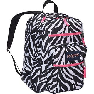 Big Student Pack Backpack   Black/White/Fluorscent Pink Miss Zebra