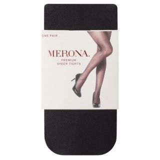 Merona Opaque Womens Tights   Black 2X