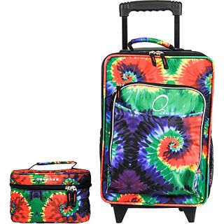 Kids Luggage and Toiletry Bag Set Tie Dye   Obersee Luggage Sets