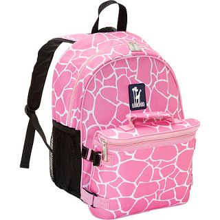 Pink Giraffe Bogo Backpack w/ Lunch Bag Pink Giraffe   Wildkin School &