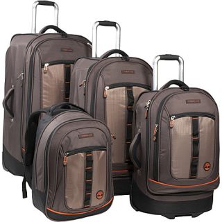 Jay Peak 4 Piece Set Cocoa   Timberland Luggage Sets