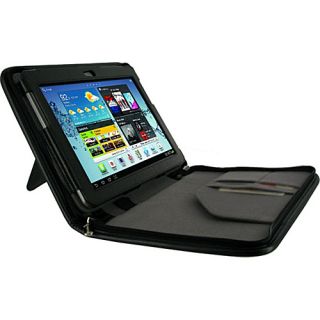 Samsung GALAXY Tab 2 10.1 Executive Portfolio Leather Folio Case Black