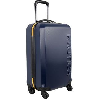 Striker Hardside 21 Suitcase Navy/yellow   Nautica Small Rolling Luggag