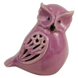 5 Ceramic Owl Figurine   Purple by Drew De Rose