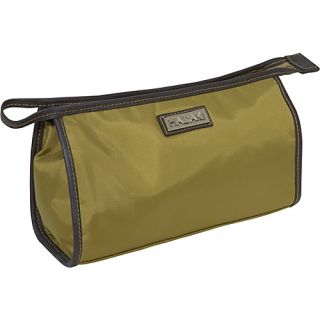 Leather Scoop Pod   Moss Green