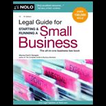 Legal Guide for Start. and Run. Small Business