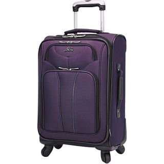 Sigma 4 20 4 Wheel Exp. Spinner Carry on Dark Purple   Skyway Small Roll