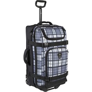 J World Vinewood 25 Wheeled Duffle   Tartan Grey