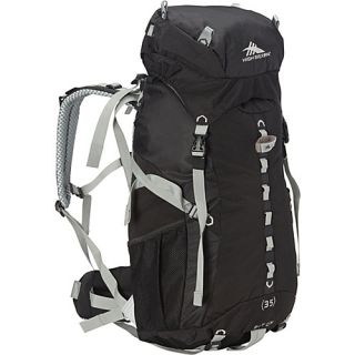 Piton 35 Backpacking Pack Black/Black/Silver   High Sierra Backpacki