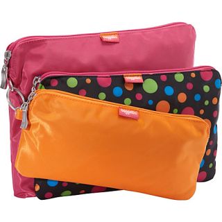 Large Trio Baggs Polka Dot/Warm   baggallini Packing Aids