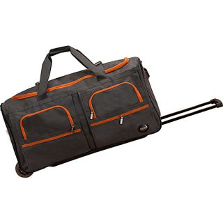 Voyage 2 30 Rolling Duffel Charcoal   Rockland Luggage Large R