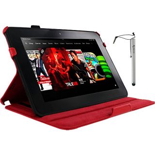 Slim Fit Case w/ Stylus for Kindle Fire HD 8.9 Red   rooCASE Laptop Slee