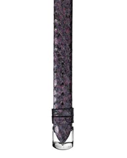 12mm Purple Glitter Snake Strap