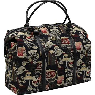 Hats Off 20 Overnighter Tapestry   Oleg Cassini Luggage Totes and