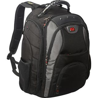 Backpack for 17 Laptop Computer Black   Mancini Leather Go