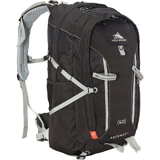Ascender 40 Black/Black/Silver   High Sierra Backpacking Packs